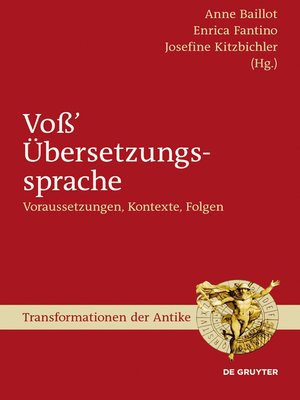 cover image of Voß' Übersetzungssprache